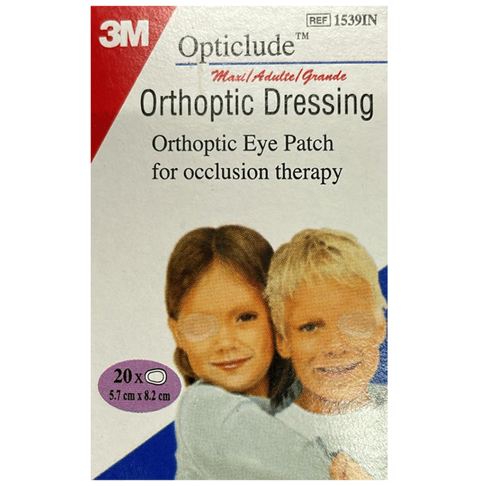 3M 3M Opticlude Orthoptic Dressing Eye Patch for Occlusion Therapy Patch 5.7cm x 8.2cm Adult