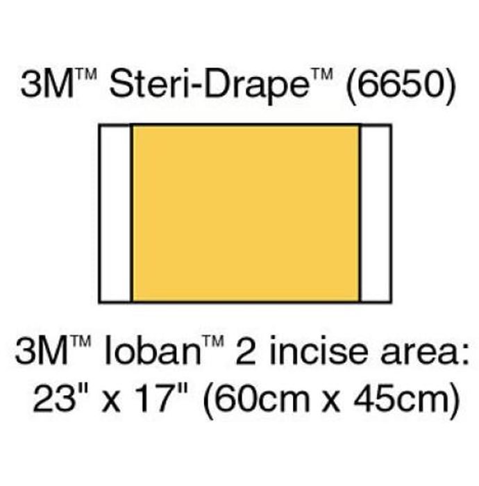 3M 6650 Ioban Antimicrobial Incise Drapes