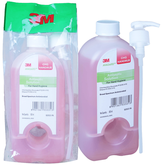 3M Avagard CHG Handrub Hand Sanitizer Antiseptic Solution