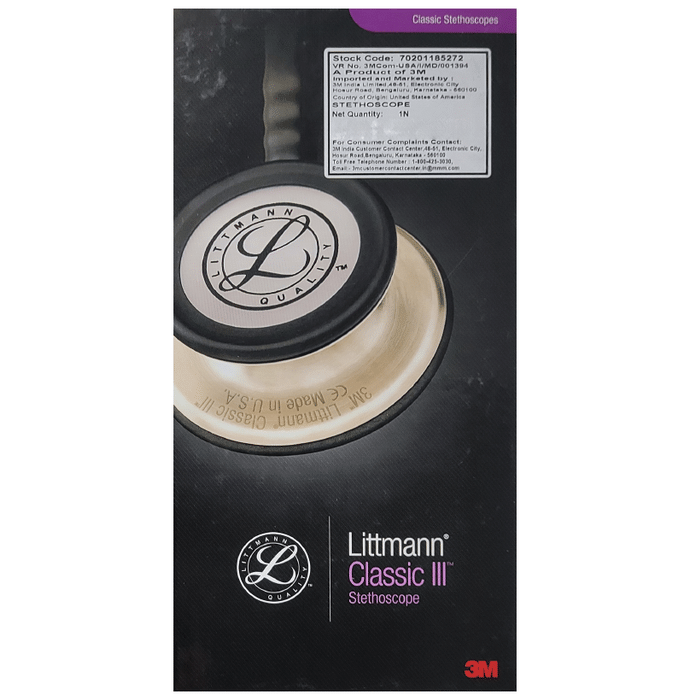 3M Littmann 5627 Classic III Stethoscope, Burgundy Tube, 27 Inch