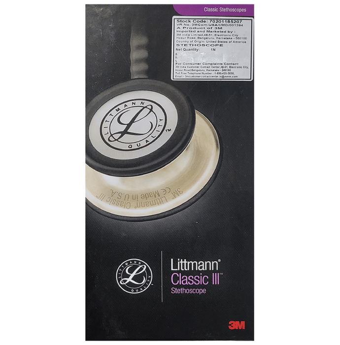 3M Littmann 5809 Classic III Stethoscope, Copper-Finish Chestpiece, Chocolate Tube, 27 Inch