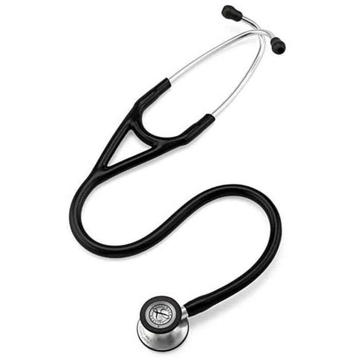 3M Littmann 6151 Cardiology IV Standard Finish Chestpiece Black Tube Stethoscope 22inch