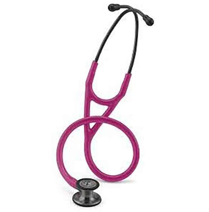 3M Littmann 6178 Cardiology IV Smoke Finish Chestpiece with Raspberry Tubing Stethoscope