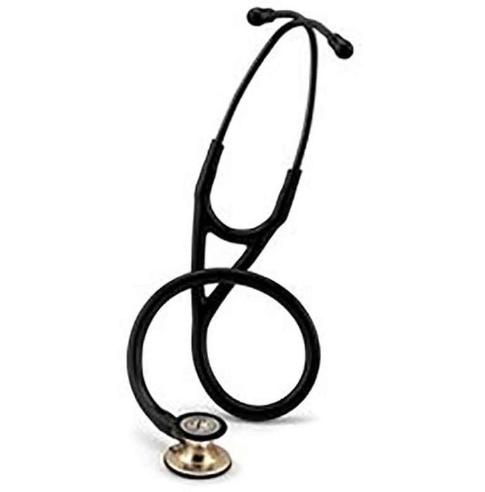 3M Littmann 6179 Cardiology IV Champagne Finish Chestpiece Black Tube Stethoscope 27inch