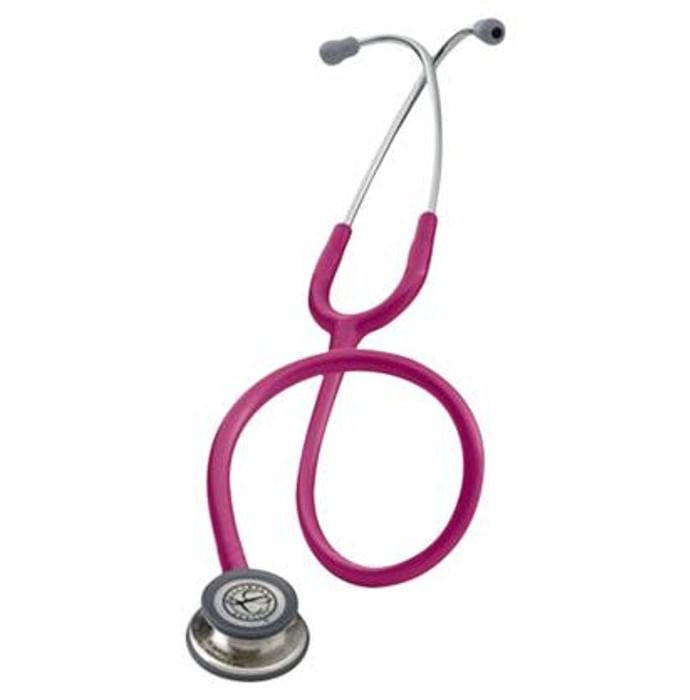 3M Littmann Classic III Stethoscope, Raspberry Tube, 27 inch, 5626