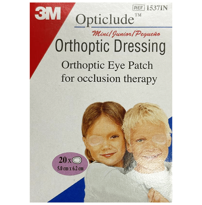 3M Opticlude Orthoptic Eye Patch Junior | For Occlusion Therapy | Eye Care Patch Junior