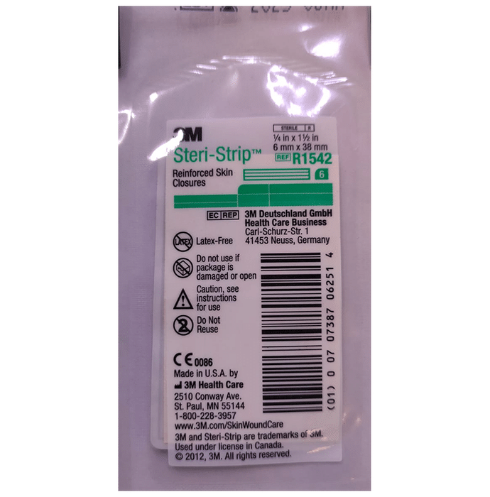3M Steri-Strip Reinforced Skin Closures R1542