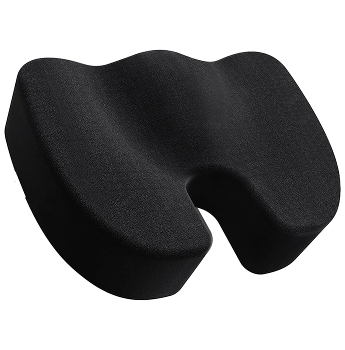 4V1 Coccyx Orthopedic Seat Cushion Standard Black