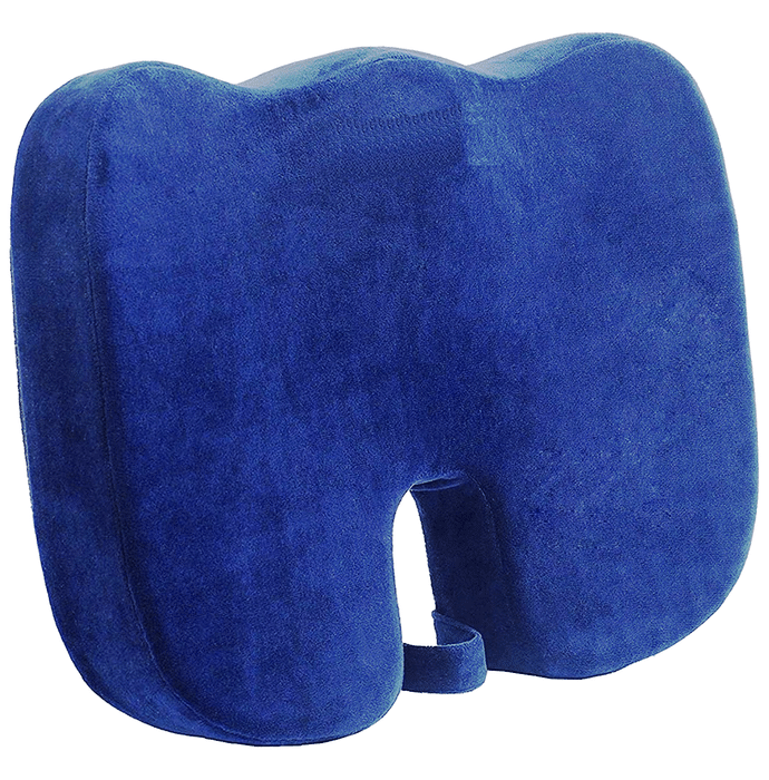 4V1 CX 12 Coccyx Orthopedic Seat Cushion Standard Blue