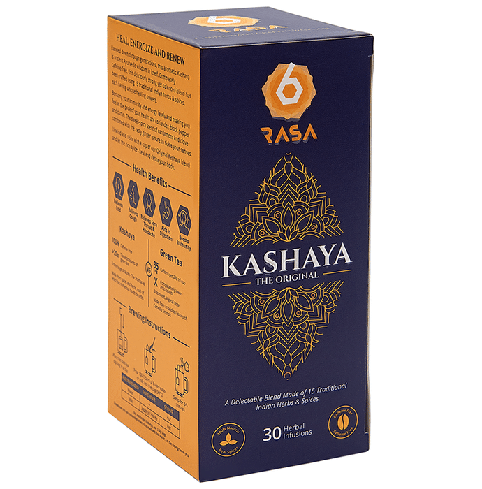 6 Rasa Kashya The Original Herbal Infusion Tea Bag (2.5gm Each)