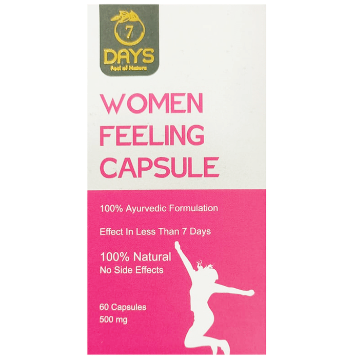 7Days 100% Organic & Natural Women Feeling Veggie Capsule