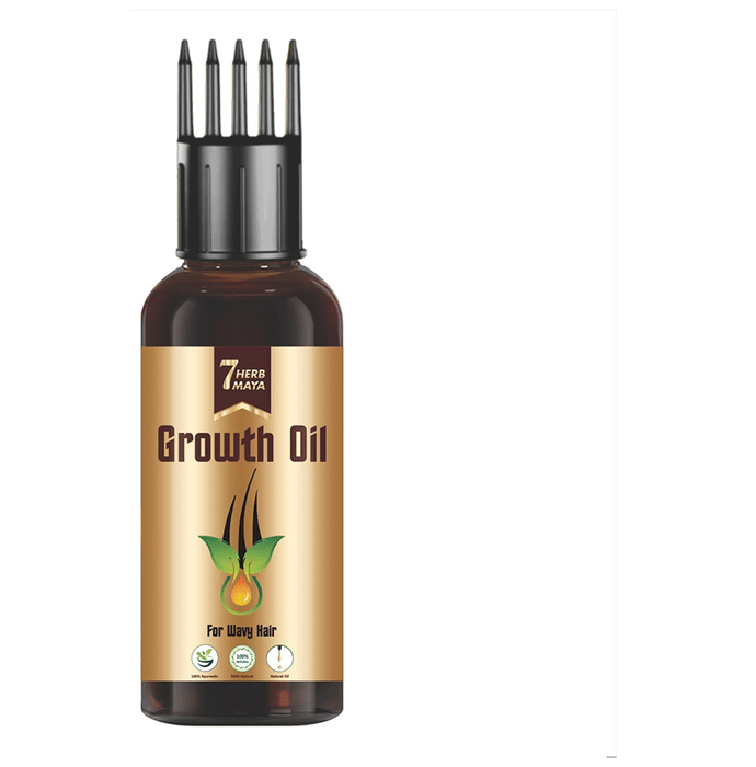 7Herbmaya Growth Oil for Wavy Hair