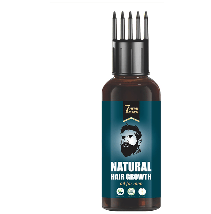 7Herbmaya Natural Hair Growth Oil for Men