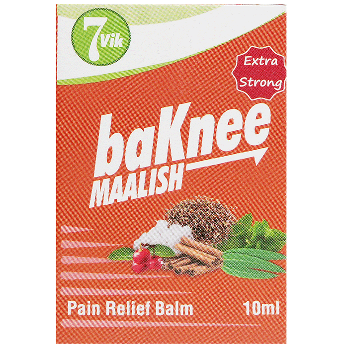 7vik Baknee Malish Pain Relief Balm