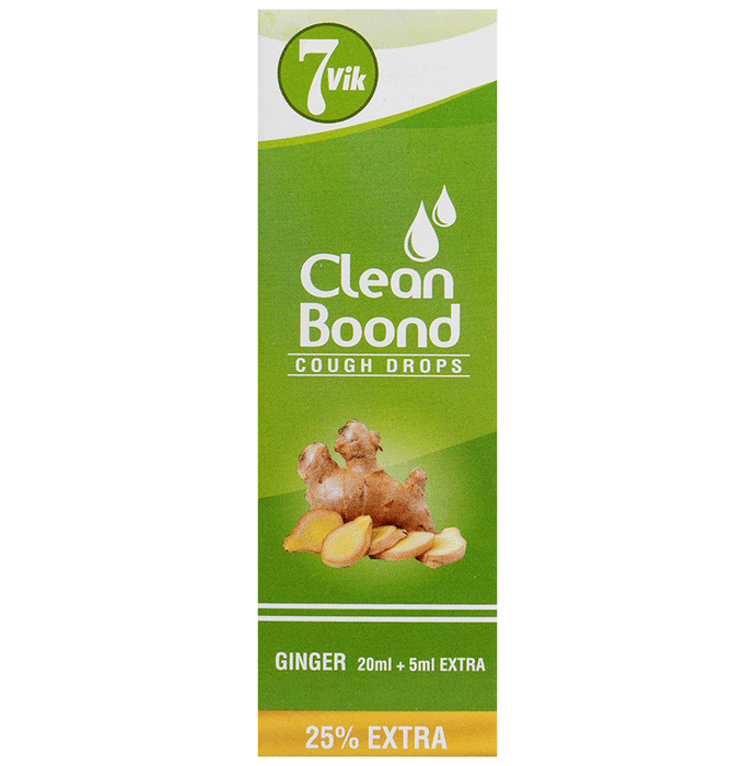 7vik Clean Boond Cough Drops Ginger