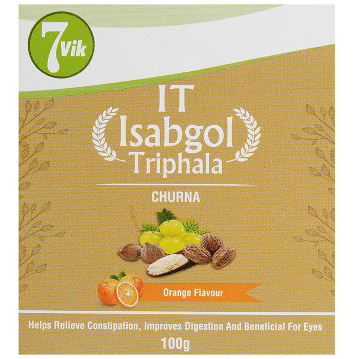 7vik Isabgol Triphala Churna Orange