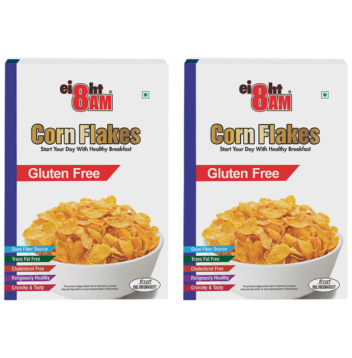 8AM Corn Flakes (300gm Each) Gluten Free