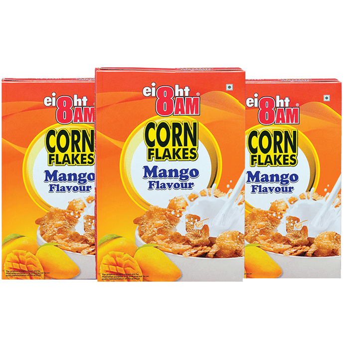 8AM Corn Flakes (300gm Each) Mango