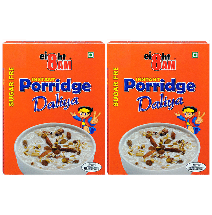 8AM Instant Porridge Daliya (200gm Each) Sugar Free