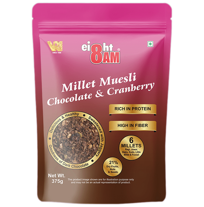 8AM Millet Muesli Chocolate & Cranberry