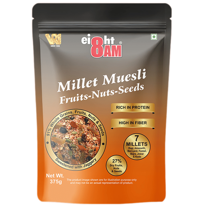 8AM Millet Muesli Fruits Nuts and Seeds