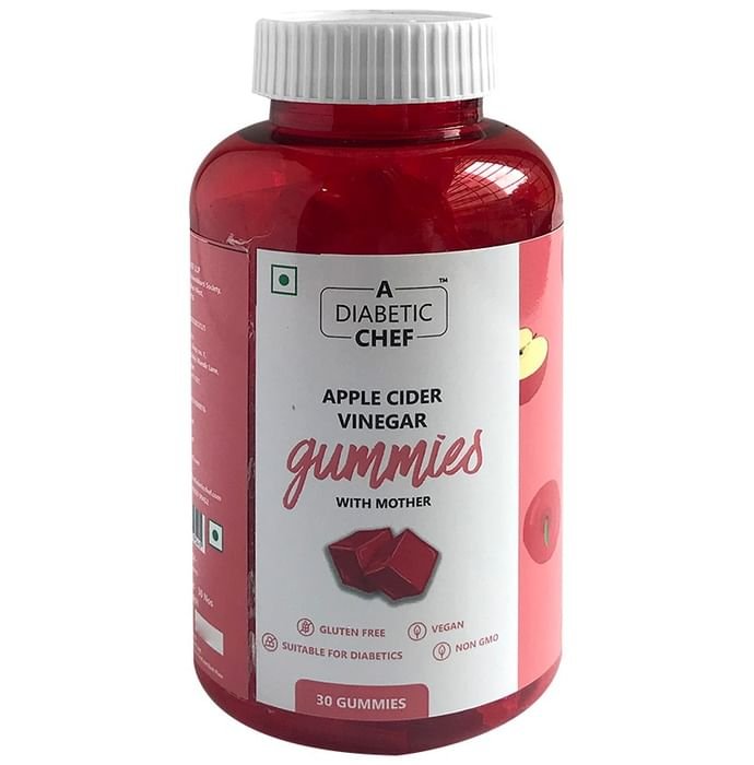 A Diabetic Chef Apple Cider Vinegar Gummies with Mother