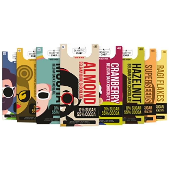 A Diabetic Chef Chocolate (40gm Each) Assorted Pack