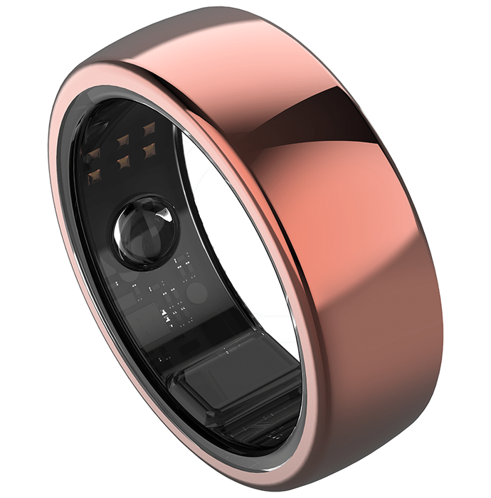 Aabo X1 Titanium built IP68 Smart Ring Rose Gold 6