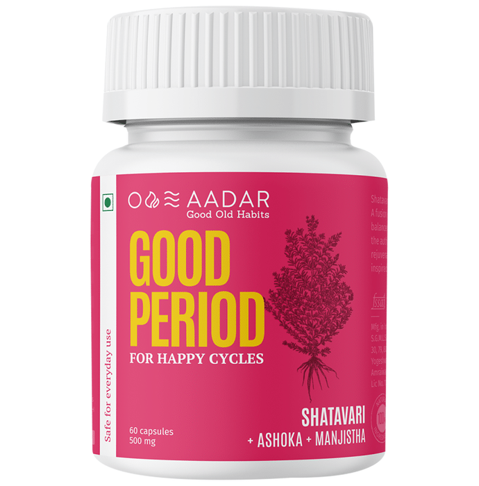 Aadar Good Period 500mg Capsule (60 Each)