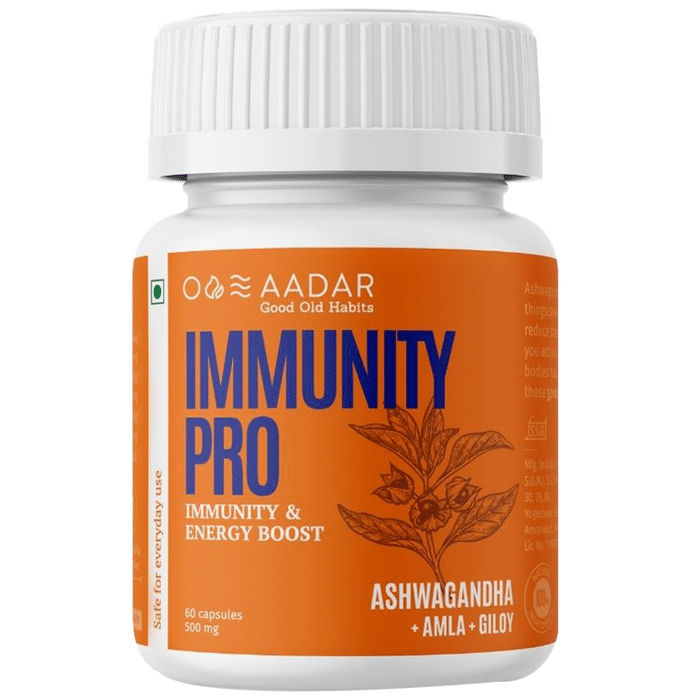 Aadar Immunity Pro 500mg Capsule (60 Each)