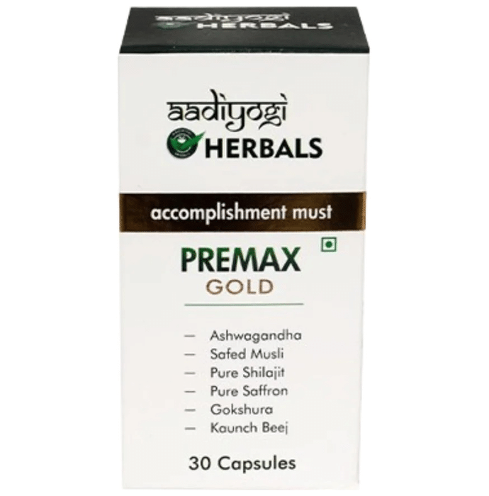Aadiyogi Herbals Premax Gold Capsule (30 Each)