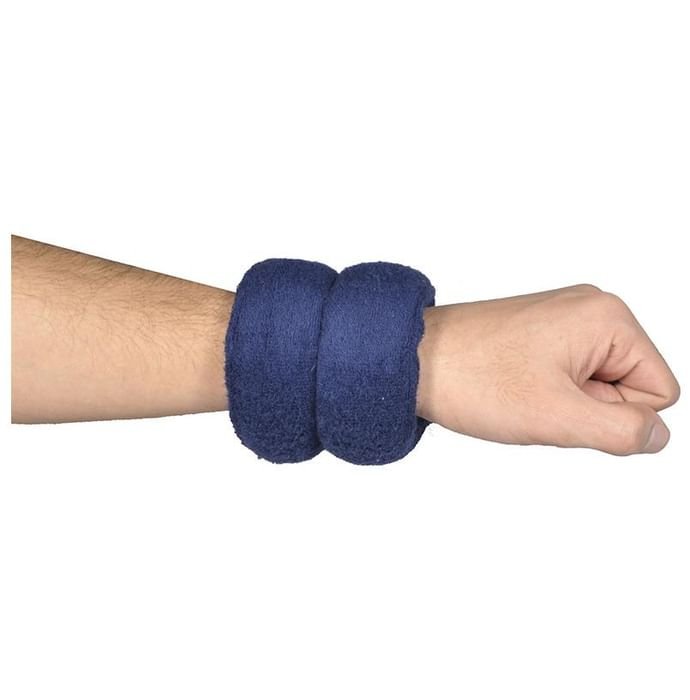 AaraamSek Microwavable Therapeutic Herbal Heating Pad for Wrist Pain Navy Blue