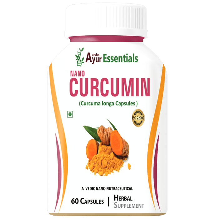 Aarsha Ayur Essentials Nano Curcumin Capsule