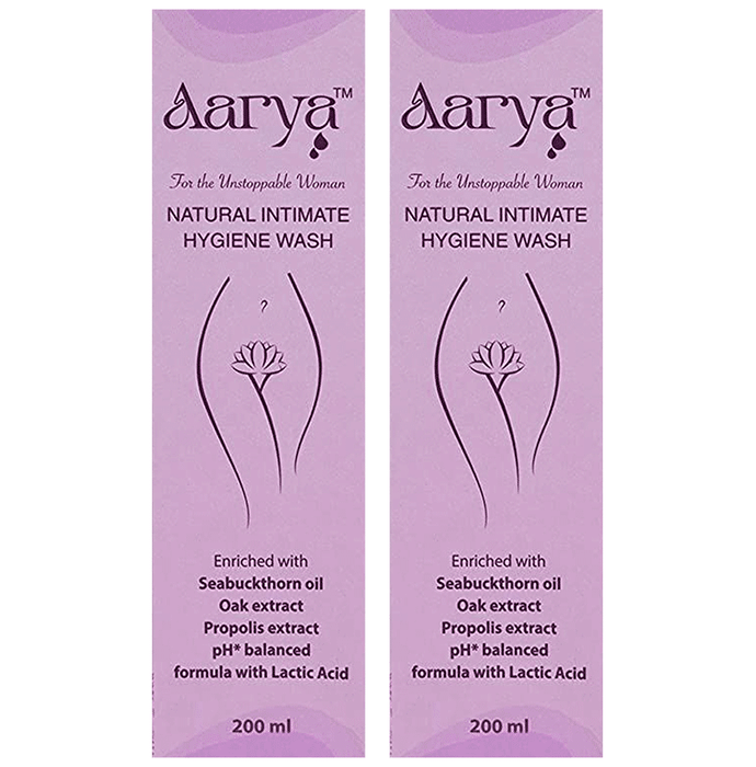 Aarya Natural Intimate Hygiene Wash for Women (200ml Each))